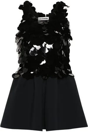 Jil Sander Sequin-embellished knitted top