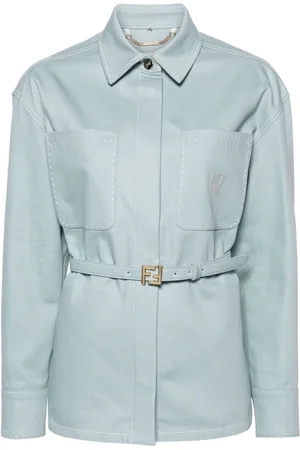 Fendi Belted denim jacket