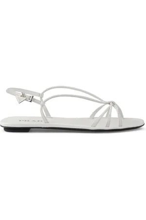 Prada Flat leather sandals
