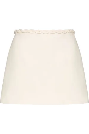 VALENTINO GARAVANI High-waisted silk skirt