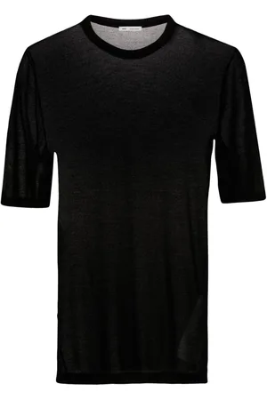 Ami Semi-sheer lyocell T-shirt