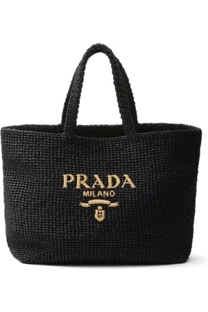Prada Logo-embroidered tote bag
