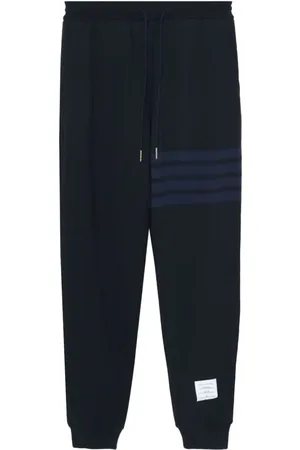 Thom Browne 4-Bar loopback track pants