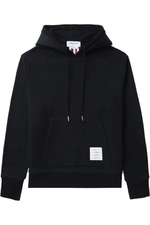Thom Browne RWB stripe loopback hoodie