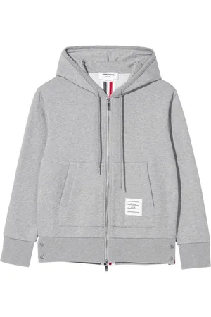 Thom Browne RWB-stripe cotton hoodie