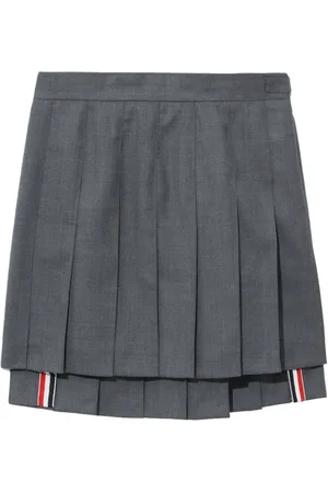 Thom Browne Pleated high-low skirt