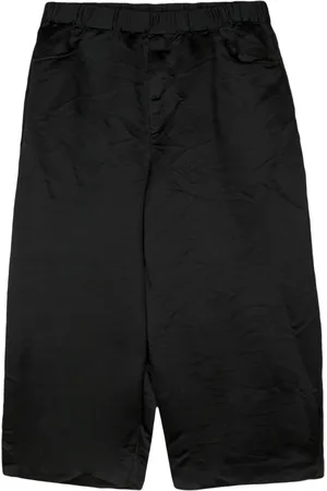 Comme des Garçons Elasticated-waist wide-leg shorts