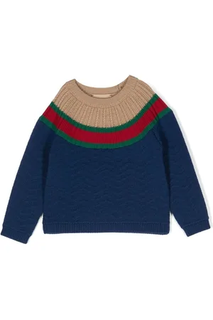 Gucci Stripe-detailing crew-neck jumper