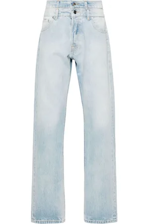 VTMNTS Double-waistband straight-leg jeans