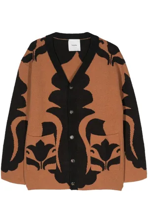 Nanushka Boan patterned-jacquard cardigan