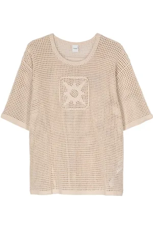 Nanushka Estienne crochet-knit top