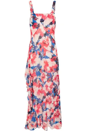 Patrizia Pepe Floral-print crepe maxi dress