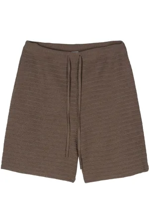 Nanushka Caden crochet-knit shorts
