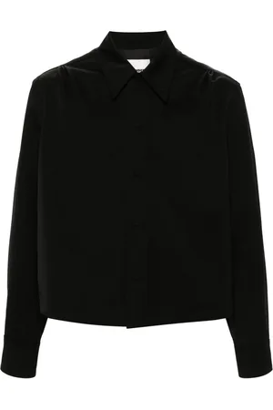 Jil Sander Pointed-collar wool shirt