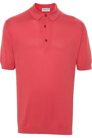 JOHN SMEDLEY Adrian fine-knit polo shirt