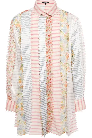 Botter Panelled colour-block shirt