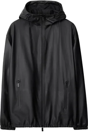 Burberry Hooded leather jacket