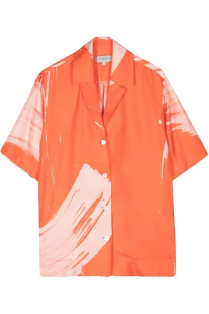 Lee Mathews Pip painterly-print shirt