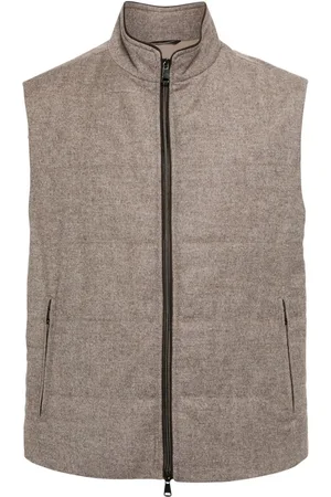N.PEAL Belgravia quilted wool gilet