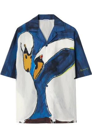 Burberry Swan-print shirt