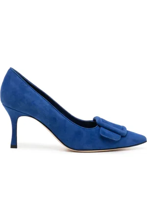 Manolo Blahnik Maysale 65mm suede pumps
