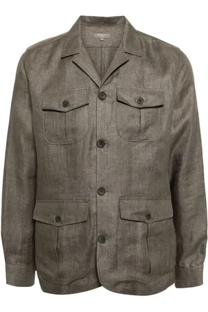 N.PEAL Linen shirt jacket