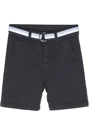 PATACHOU Belted cotton shorts