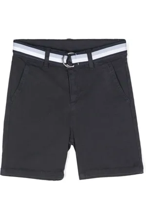 PATACHOU Belted cotton shorts