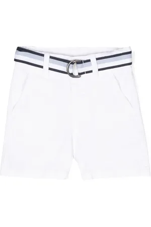 PATACHOU Belted cotton shorts