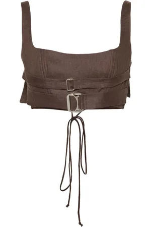 MANURI Pimmy buckle-fastening corset