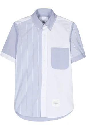 Thom Browne Colour-block button-down shirt