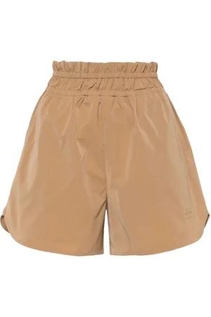 Ganni Logo-embroidered shorts