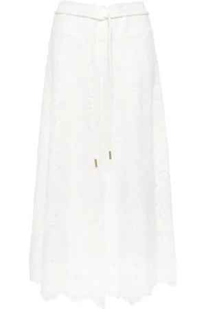 ZIMMERMANN Ottie flared midi skirt