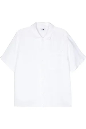 NN.07 Julio short-sleeve linen shirt