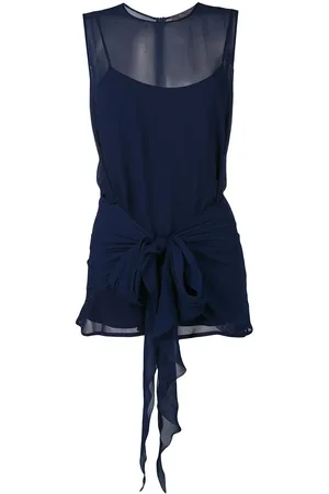 Max Mara Sheer sleeveless top