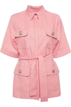 Elie saab Gabardine Shirt Dress