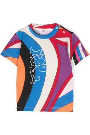 PUCCI Junior Iride-print T-shirt