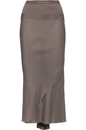 Rick Owens Draped midi skirt