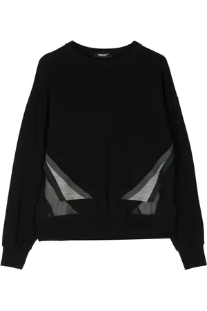 UNDERCOVER Contrast-panel cotton sweatshirt