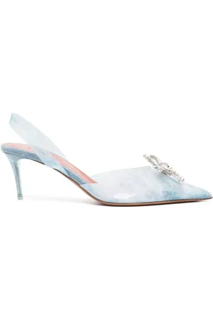 Amina Muaddi Rosie 60mm transparent pumps