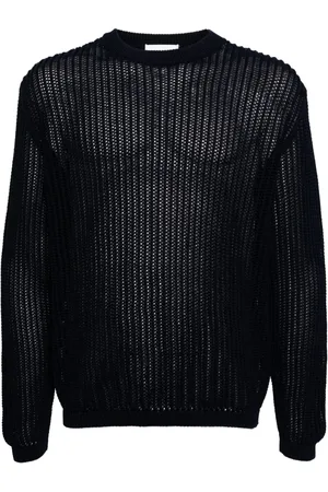 LARDINI Open-knit cotton jumper