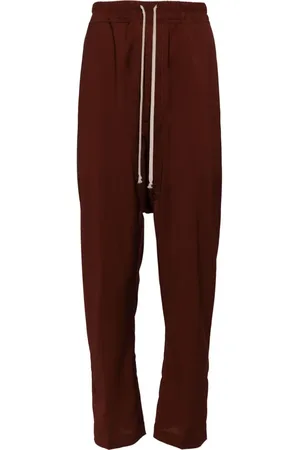 Rick Owens Drop-crotch wool trousers
