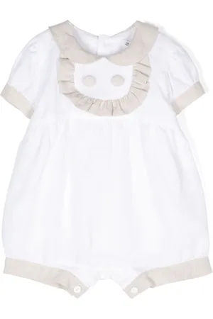JESURUM BABY Ruffle-detail linen body