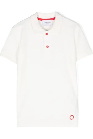 Trussardi Logo-embroidered polo shirt