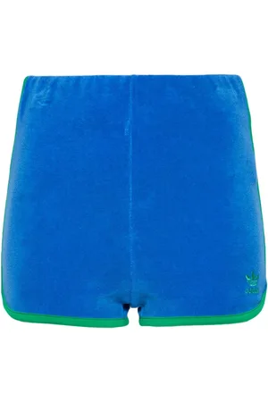 adidas Trefoil-logo terry-cloth shorts