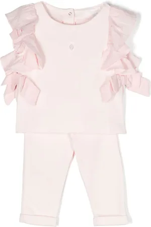 PATACHOU Ruffle-trim cotton tracksuit