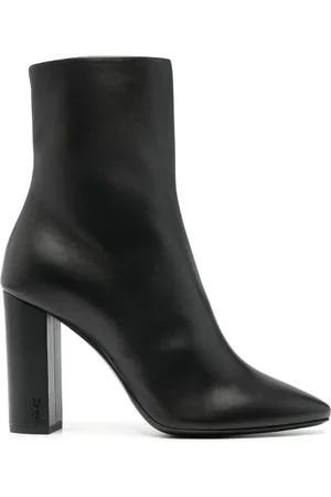 Saint Laurent Lou 95mm leather boots