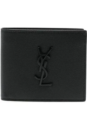 Saint Laurent Cassandre-logo leather wallet