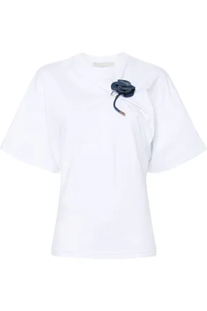 Seen Users Suspended Rose Asymmetrical T-shirt