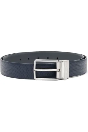 Lacoste Perforated-detail reversible belt